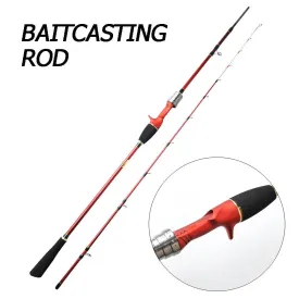 1.68m 1.8m 1.98m Light Jigging Squid Fishing Rod Spinning Lure Max 120g 2 Sections M Titanium Tip