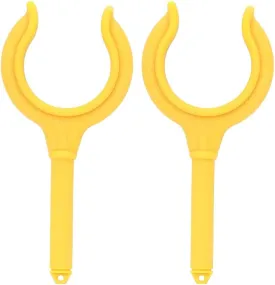 2Pcs Boat Oar Lock, Plastic Fishing Rod Holder Bracket Marine Rubber Dinghy Accessories Water Raft Kayak Canoe Oarlock Rowlock Horn Side Mount