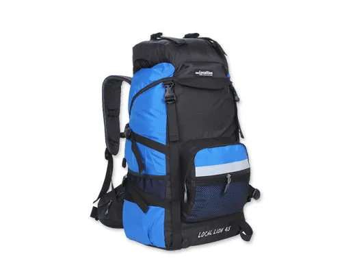 45L Mountain Hiking Rucksack Camping Backpack with Rain Cover