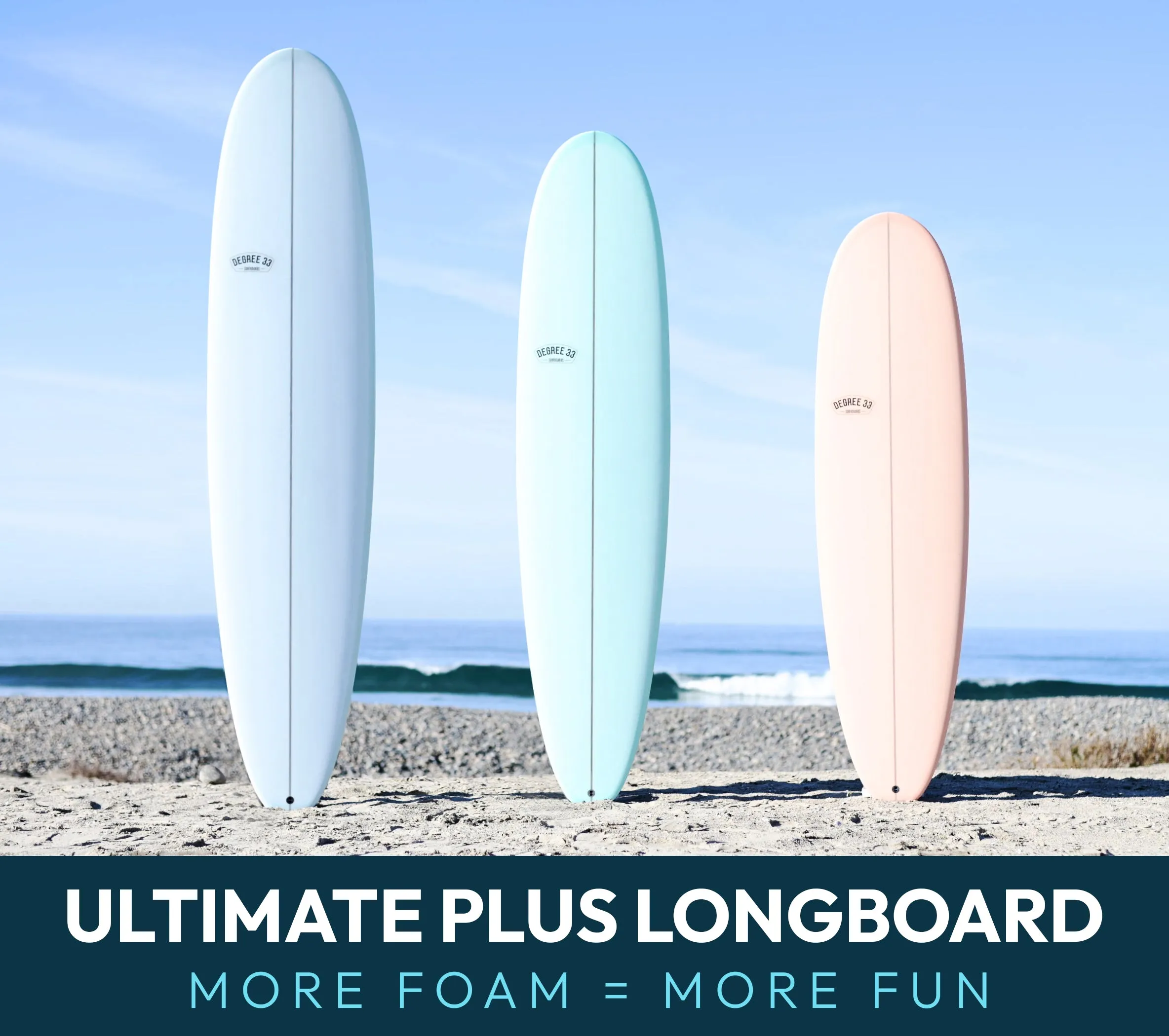 9' Ultimate Plus Longboard with Darkwood Stringer (Poly)