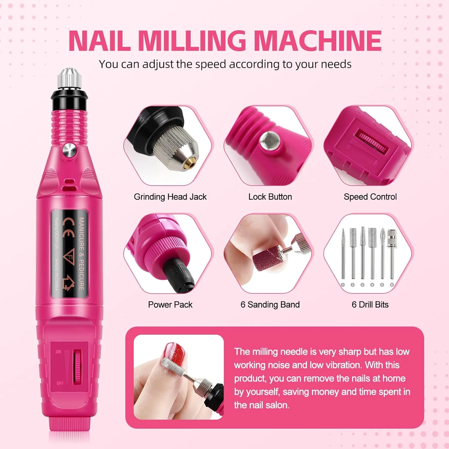 Acrylic Nail Kit for Beginners with Everything Nails Kit Acrylic Set with Drill and U V Light Professional Acrylic Powder Glitter Decorations Rhinstones Nail Starter Kit Gifts for Women