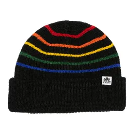 Autumn Retro Beanie - Black
