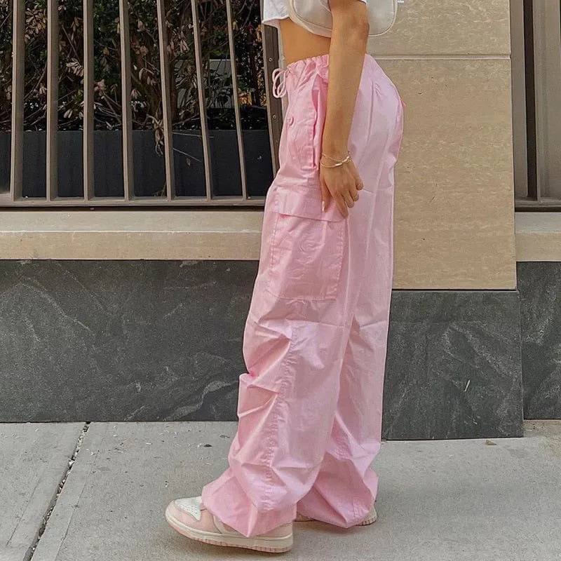 BAGGY PANT ROSE OVERSIZE PARACHUTE