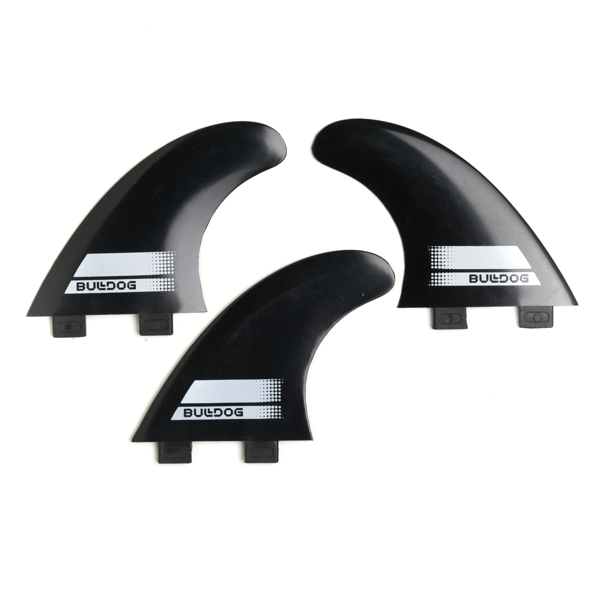 Bulldog Moulded FCS Compatible Surfboard Fin Set