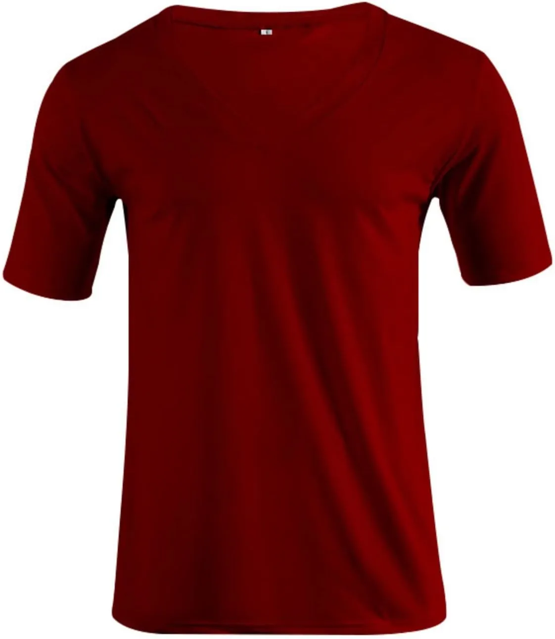 Casual Short Sleeve Shirts for Mens Deep V Neck T Shirts Muscle Slim Fit Tee Low Cut Stylish Tops