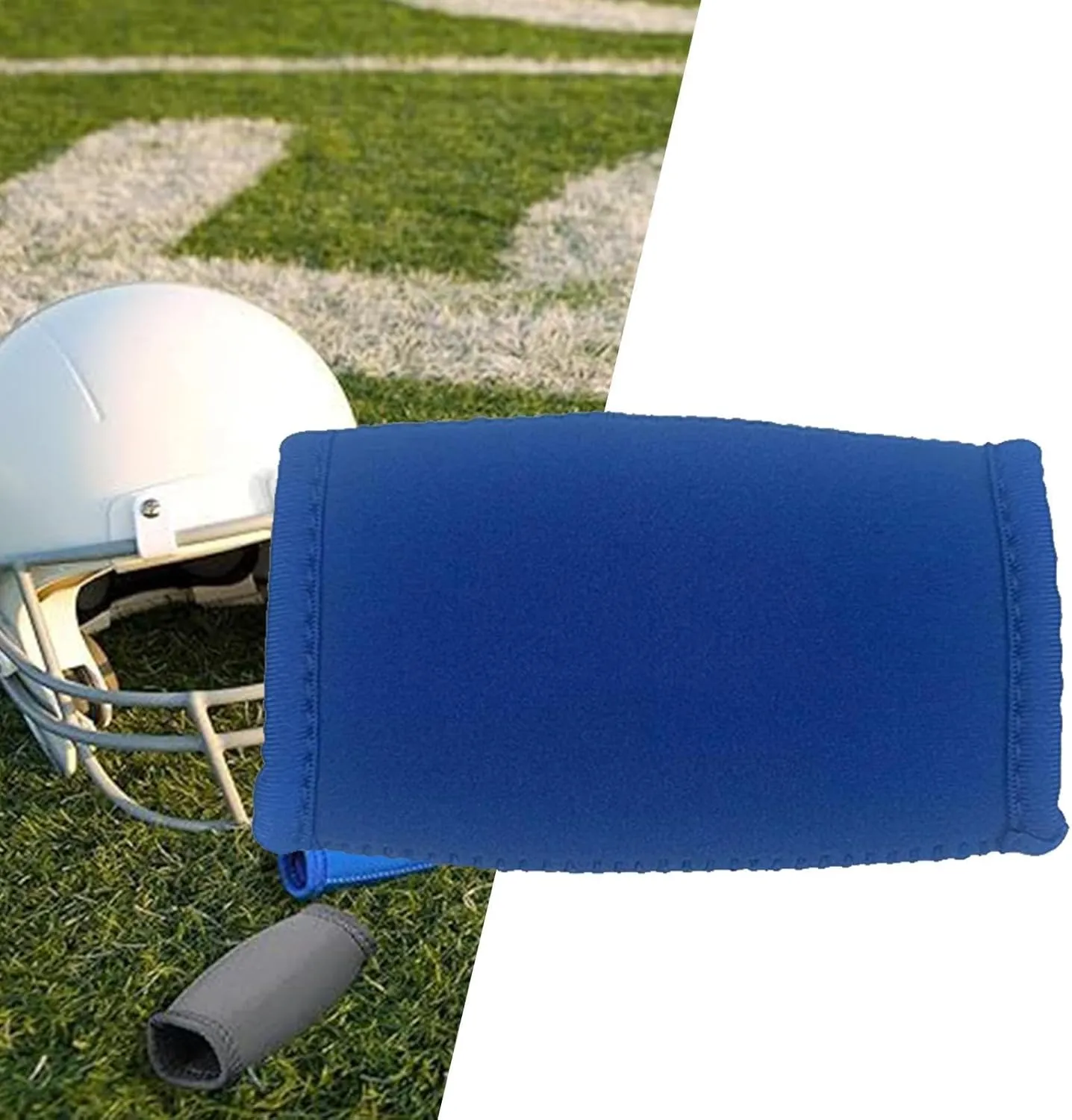 Football Chin Pad, Portable Football Helmet Chin Strap Cushion for Youth Adults, Easy to Install Helmet Accessories