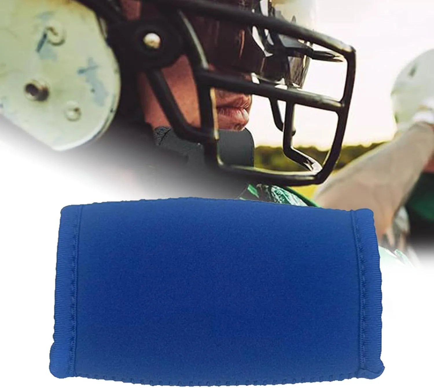 Football Chin Pad, Portable Football Helmet Chin Strap Cushion for Youth Adults, Easy to Install Helmet Accessories
