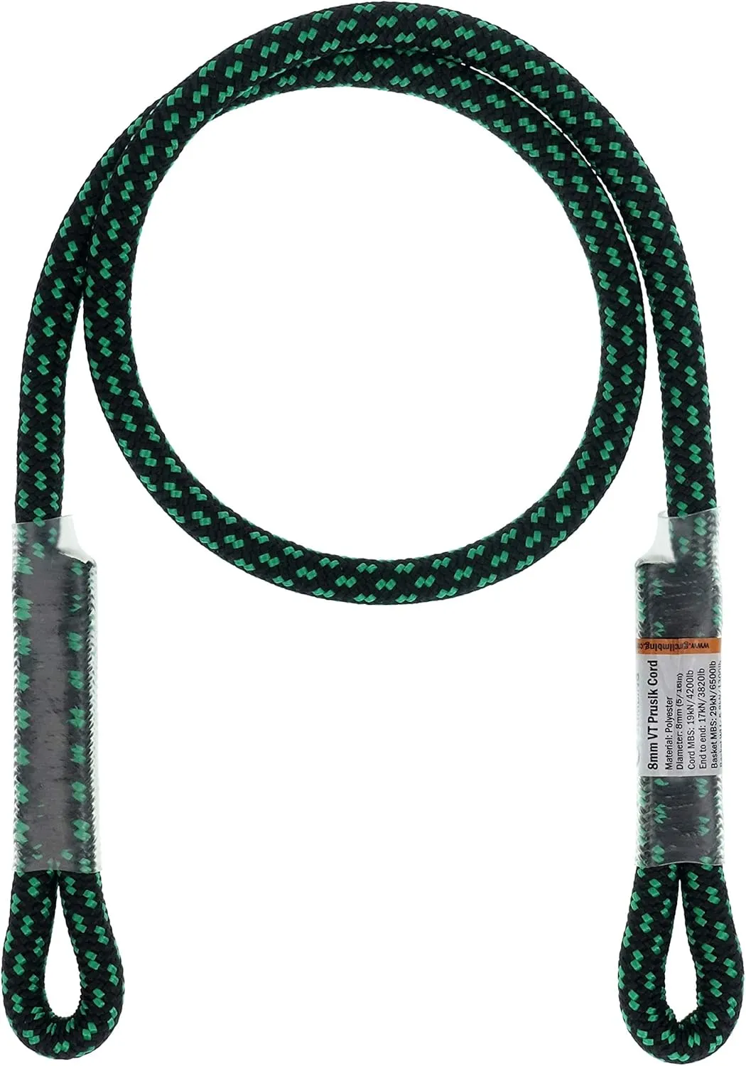 GM CLIMBING 8mm (5/16") Prusik Swen Eye-to-Eye Pre-Sewn 30 inch / 45 inch