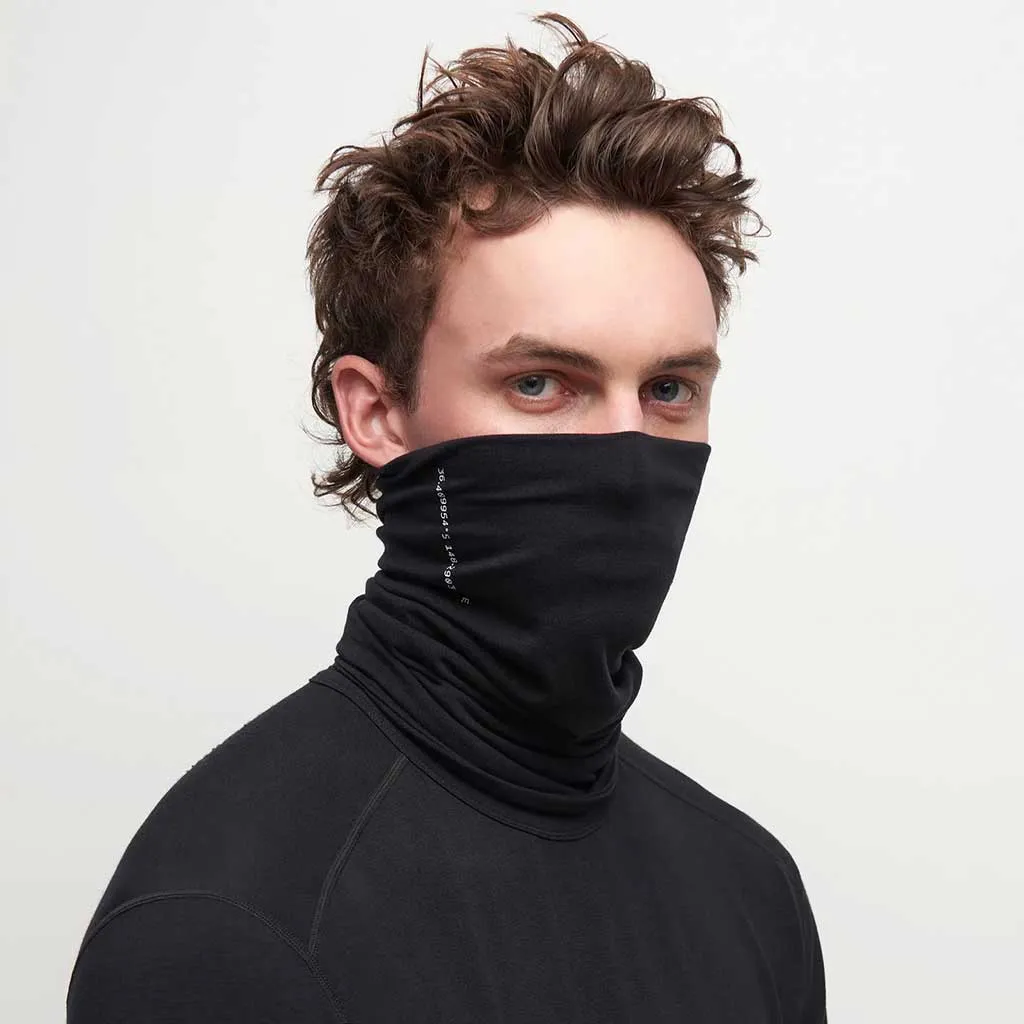 Le Bent Core Lightweight Neck Gaiter - Black