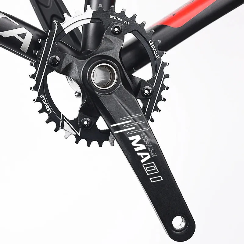 Lebycle MTB Crankset 170mm Crank 1X System Chainwheel Single Chainring Narrow Wide 104 BCD For 1*12 1*10 Mountain Bike Bicycle