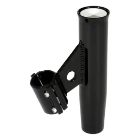 Lee's Tackle Black Aluminum Clamp-On Rod Holder RA5001BK - Vertical Mount Fits