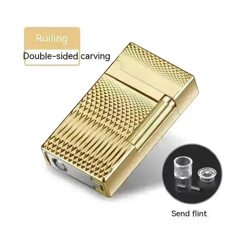 Luxury Bohemian  Butane Torch Lighter with Cigar Hole Punch