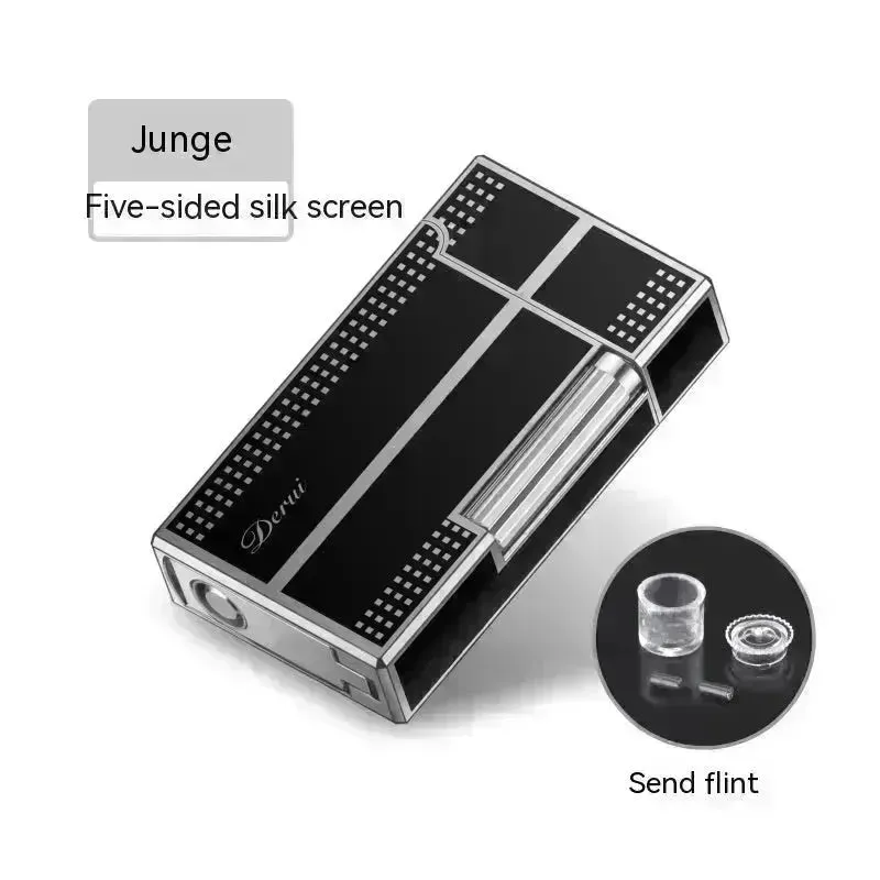Luxury Bohemian  Butane Torch Lighter with Cigar Hole Punch