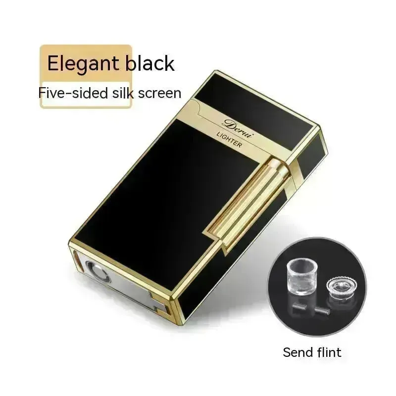 Luxury Bohemian  Butane Torch Lighter with Cigar Hole Punch