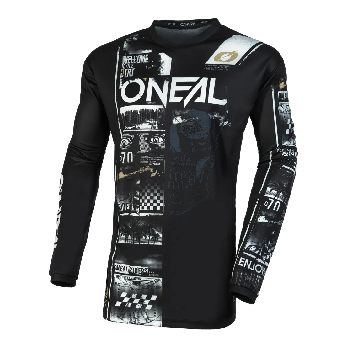 O'NEAL Element Attack V.23 Jersey Black/White