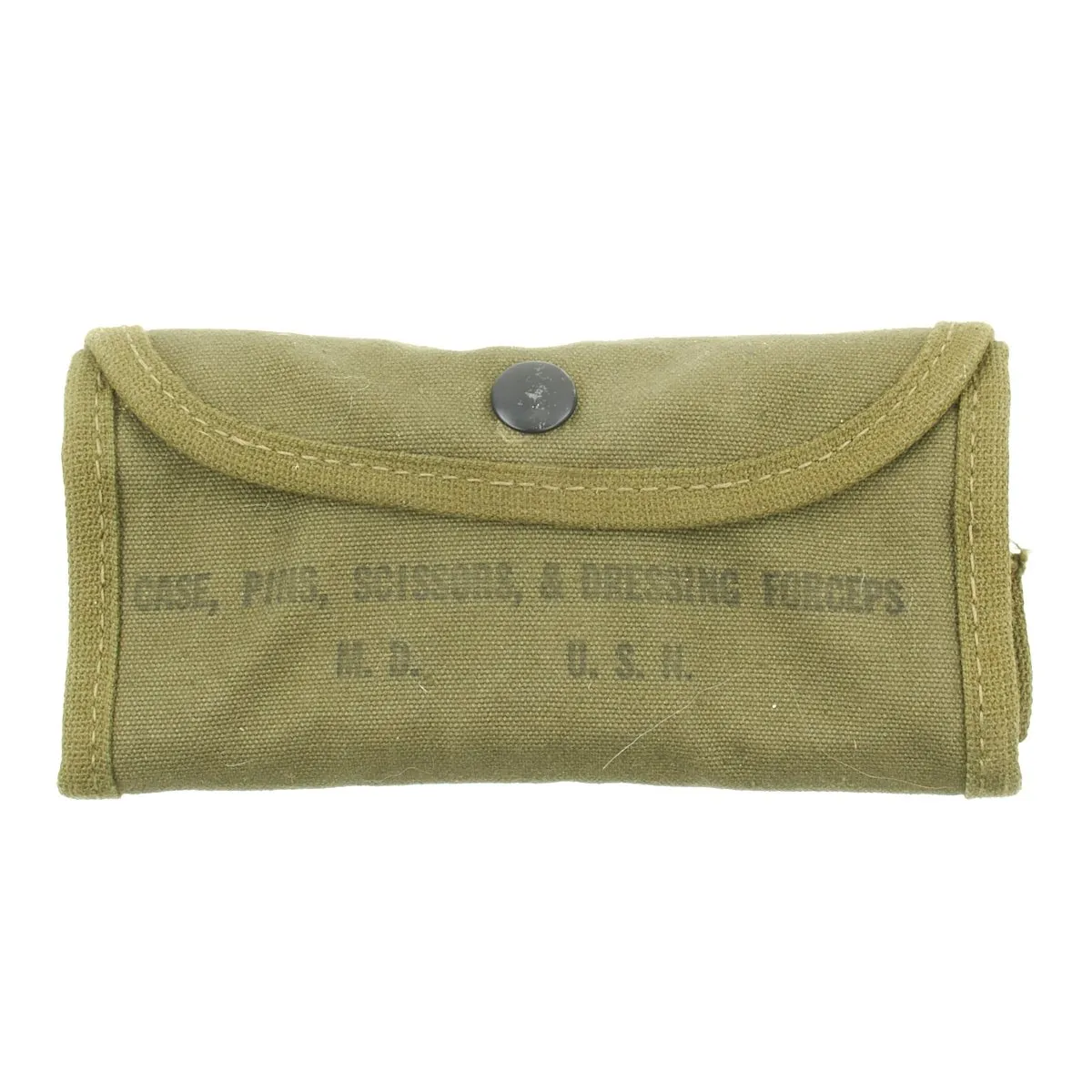 Original U.S. WWII U. S. Navy First Aid Medical Corpsman Field Surgical Kit Roll - Complete