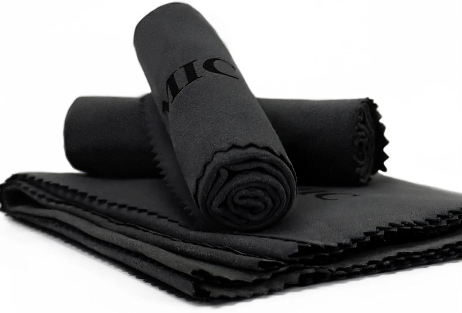 PINGMIC 12 ''12 '' Silicon Gun Cloth and Gun Cleaning Cloths, for Firearm Cleaning and Polishing - Lint-Free Gray Cloth