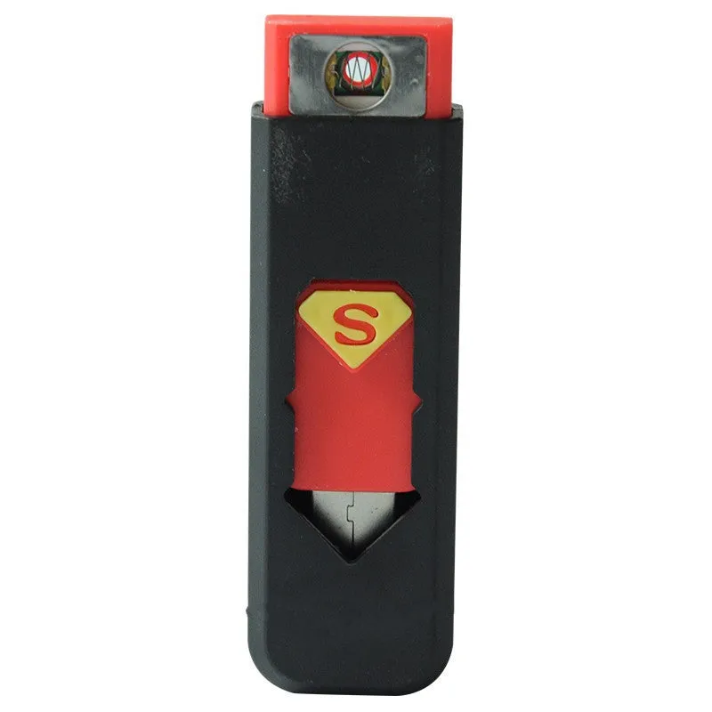 Portable Rechargeable USB Electronic Cigarette Lighters, Tobacco Cigar Flameless Windproof Lighter No Gas/Fuel