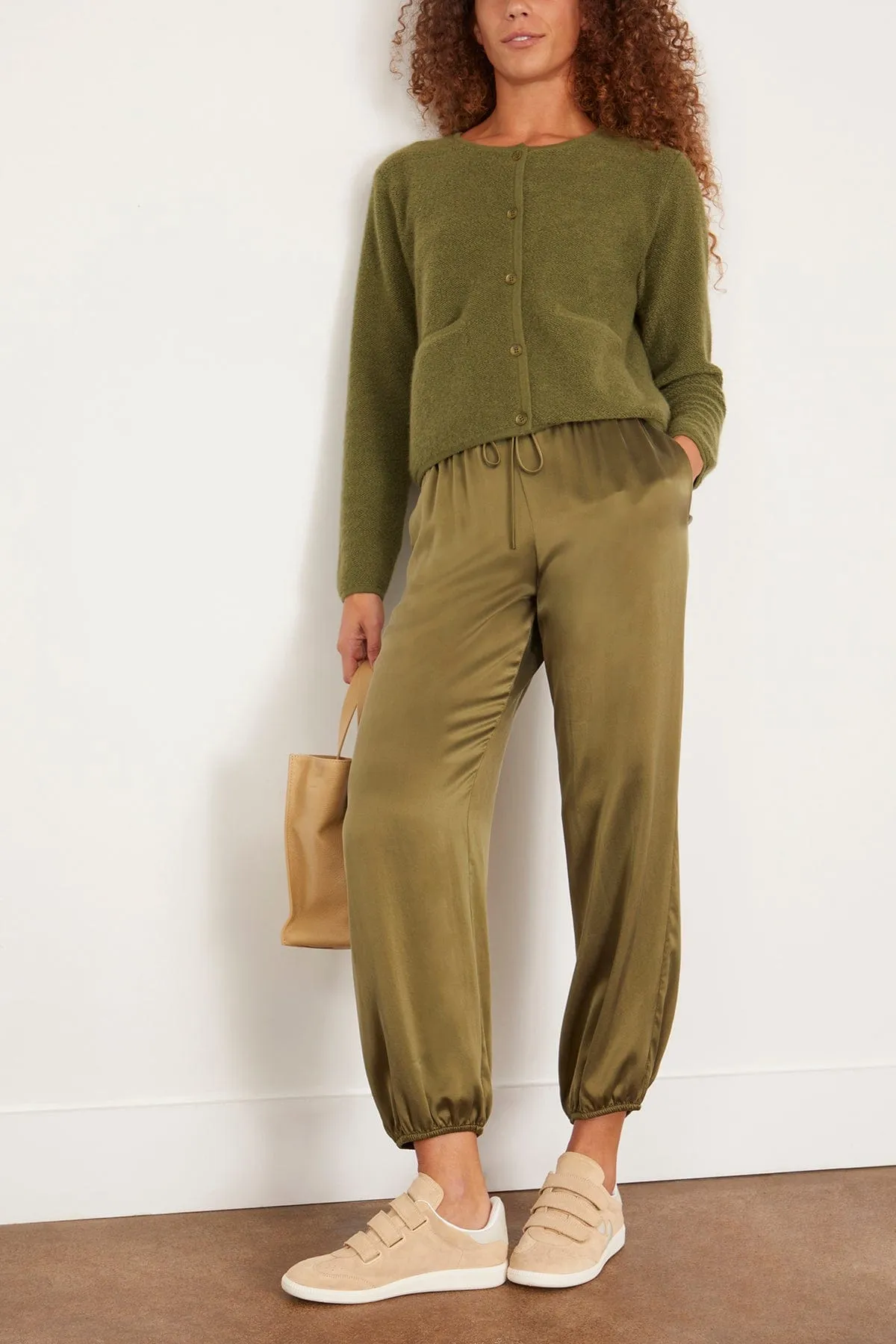 Rayne Parachute Pant in Olive