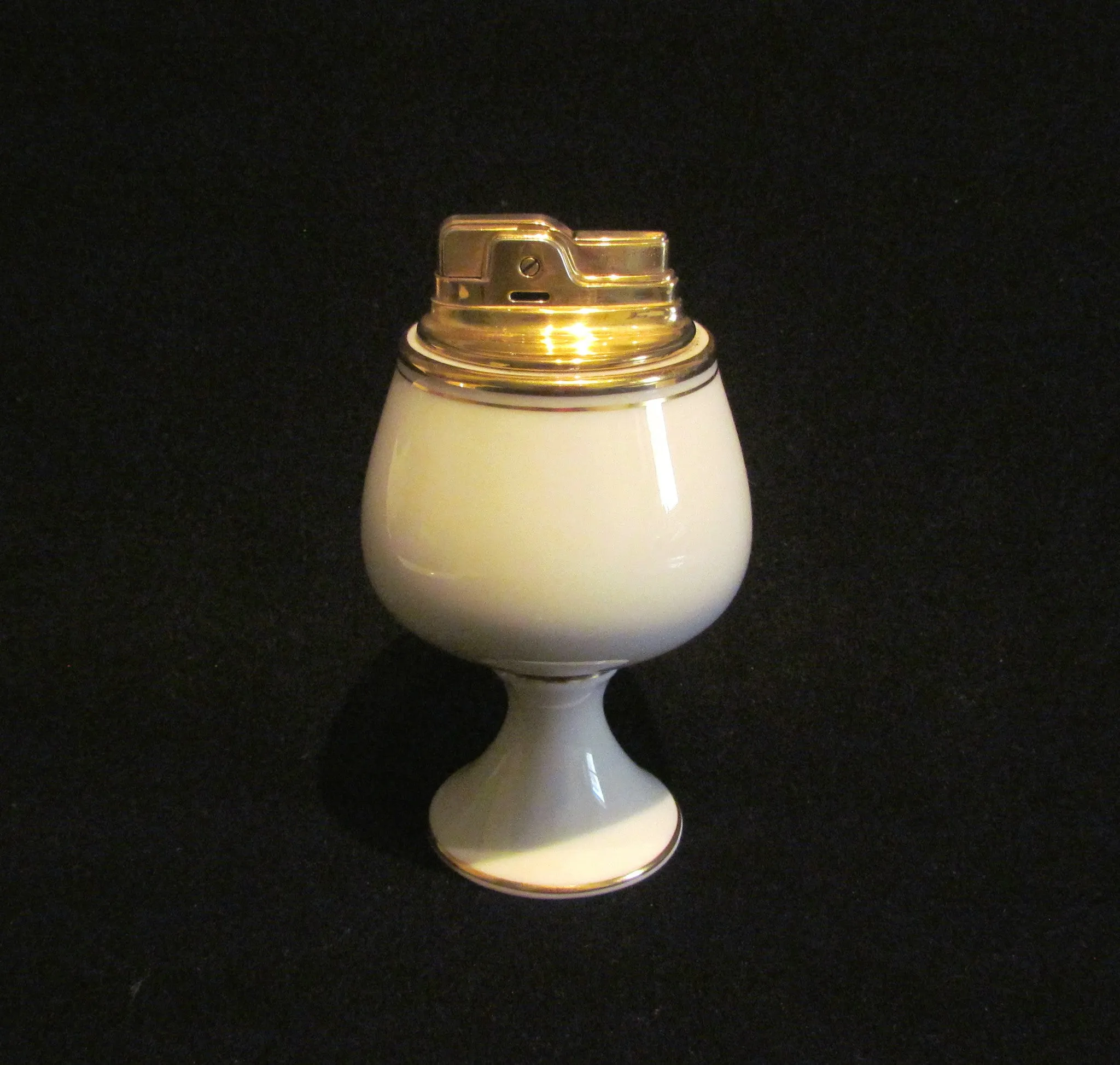Ronson Table Lighter Lenox 1950s Mid Century Working Lighter