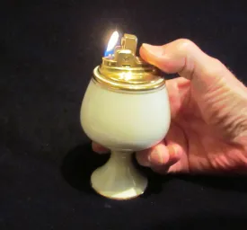 Ronson Table Lighter Lenox 1950s Mid Century Working Lighter