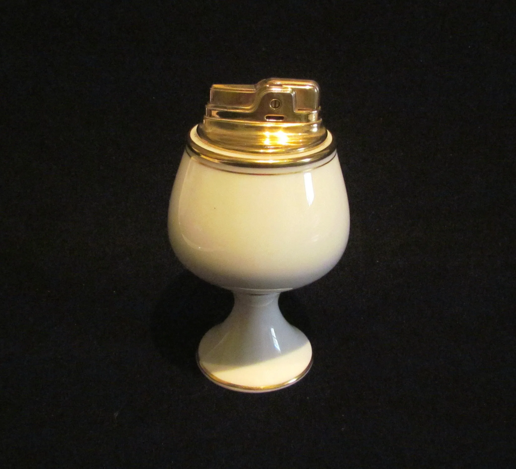 Ronson Table Lighter Lenox 1950s Mid Century Working Lighter