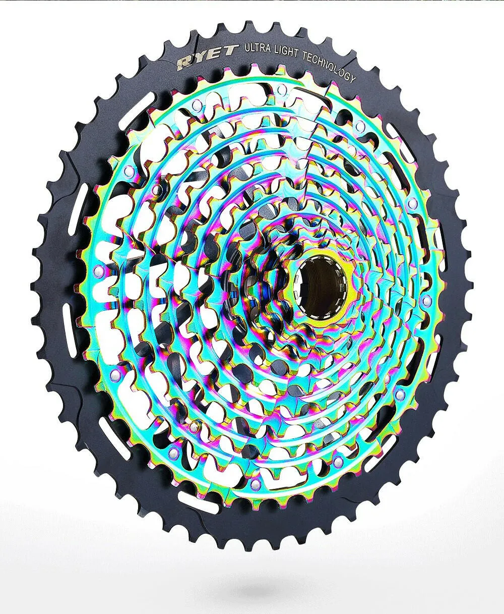 RYET Bicycle Freewheel 12S 11S 9-50T MTB Cassette XD Mountain Bike Cassette 9T to 50T Sprocket Bicycle Product Accessories