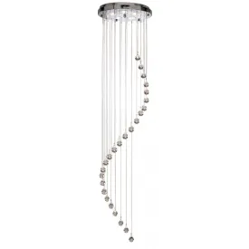 Searchlight 5742CC Hallway - Chrome Fitting-crystal Balls   Chain