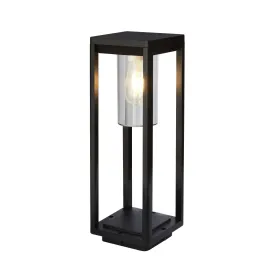 Searchlight Lighting 28731-450 1 Light Outdoor Post 450mm Black With Clear Diffuser