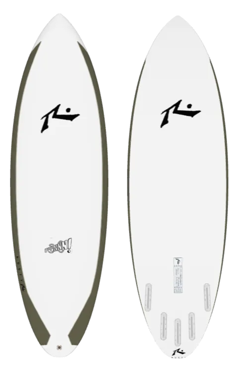 So Fun 6'2" x 21.0 X 2.66 - 39.40L, Round, 5x  Futures Fin Boxes, EPS Carbon Rails - ID:926203
