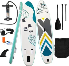Surfboard Inflatable Stand Up Paddle Boards Surfboard Complete Kit SUP Surf Surf Board Paddleboard Accessories Stand Up Paddle Outdoor Recreation