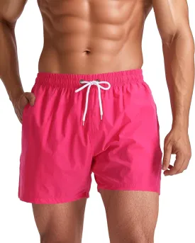 TUVEKE Men's Swim Trunks Quick Dry Bathing Suit for Men 5 Inch Inseam with Mesh Liner Mens Swimming Shorts Beach Shorts S-XXL