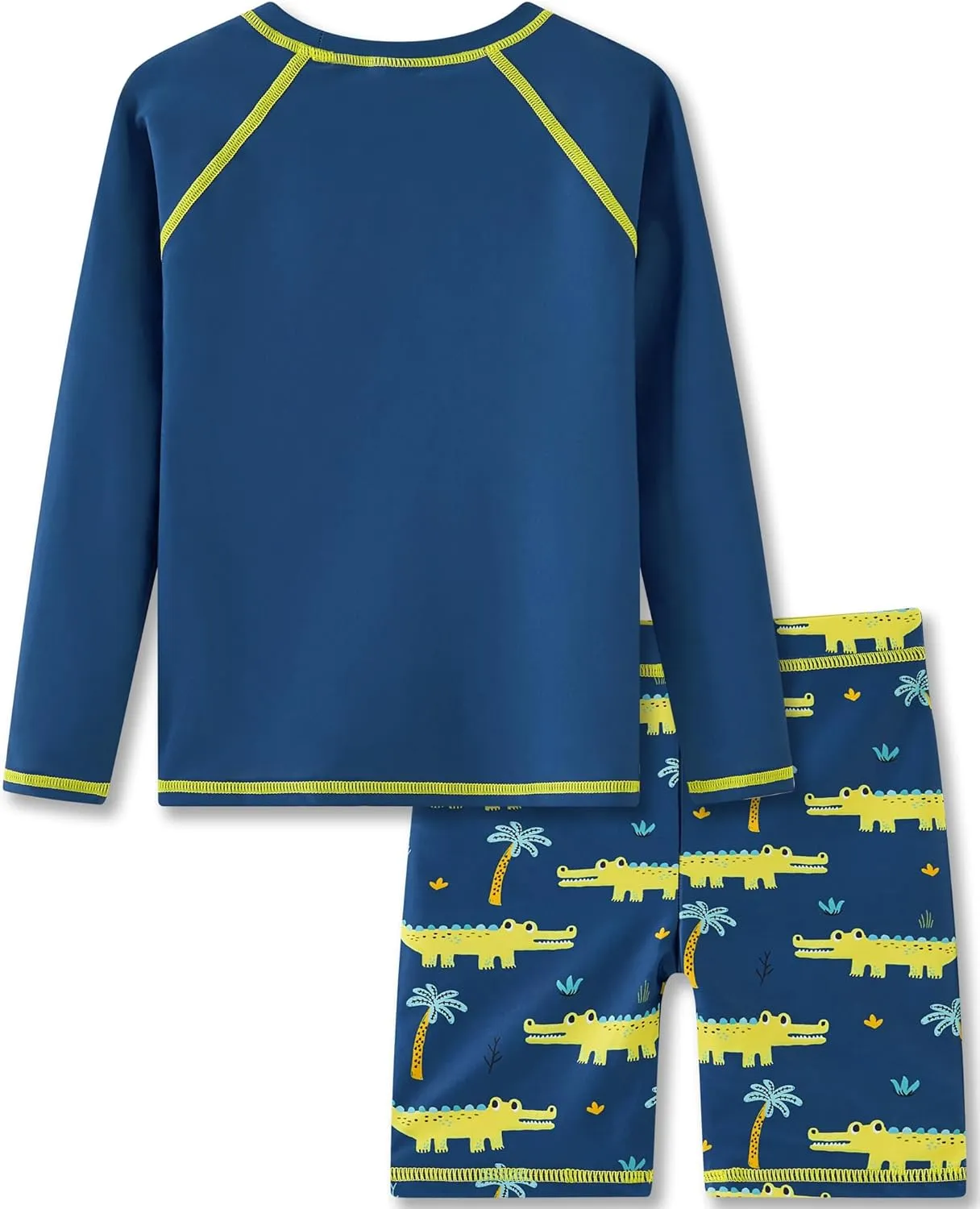 UMELOK Boys' Rash Guard Swim Set