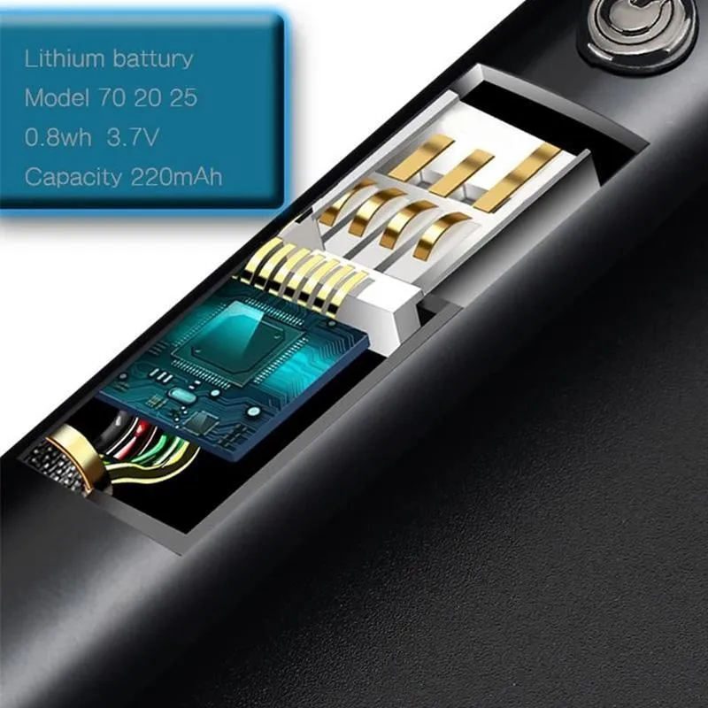 USB Electric Zinc Alloy Flameless Lighter