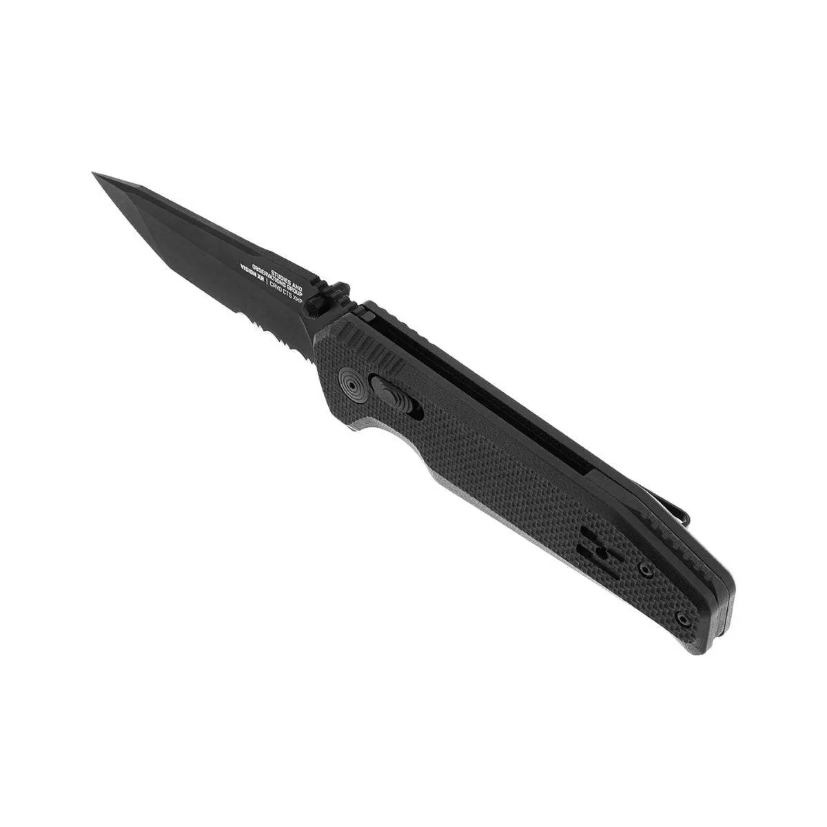 Vision XR Serrated 3.36" Tanto Combo Blade Knife - 12-57-02-57