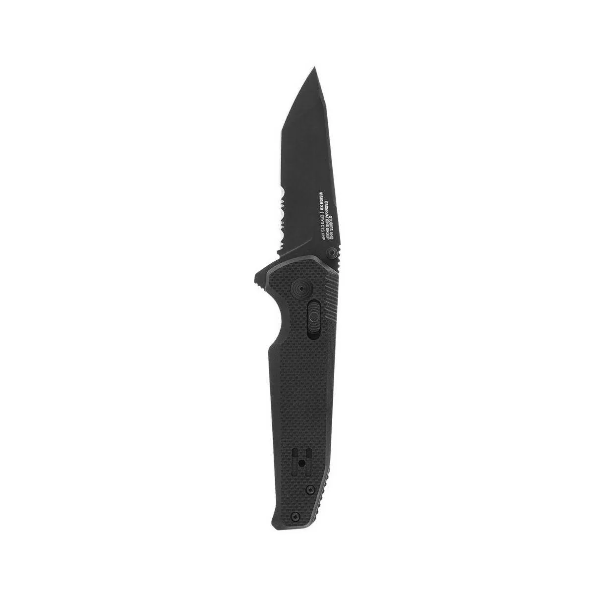 Vision XR Serrated 3.36" Tanto Combo Blade Knife - 12-57-02-57