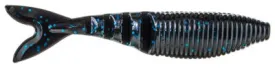 YAM-134-06-02 4 in. Zako Black Fishing Lure with Large Blue Flake - Pack of 6
